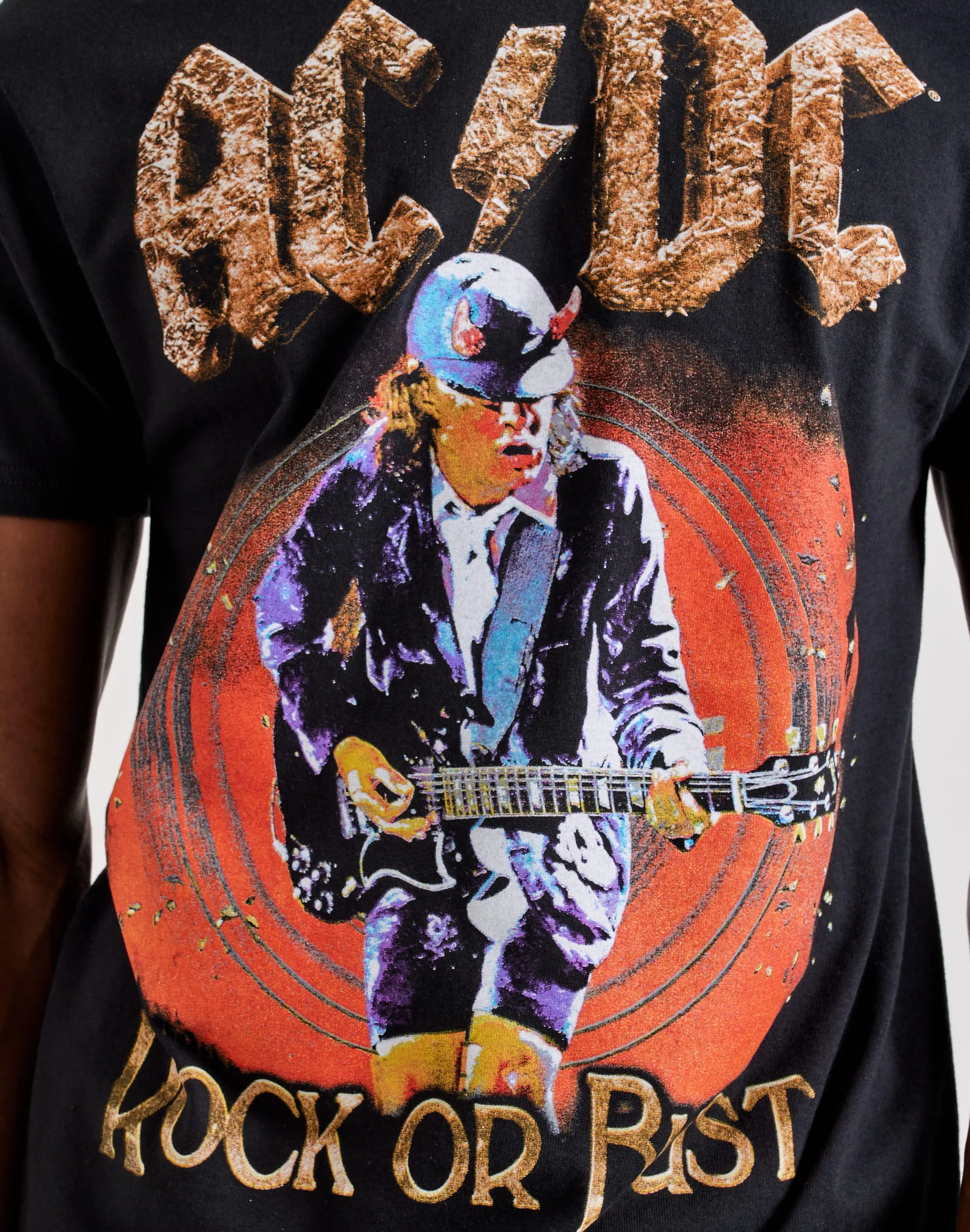 Classic Glow MoistureControlClothing American Classics AC/DC Rock Or Bust Tee
