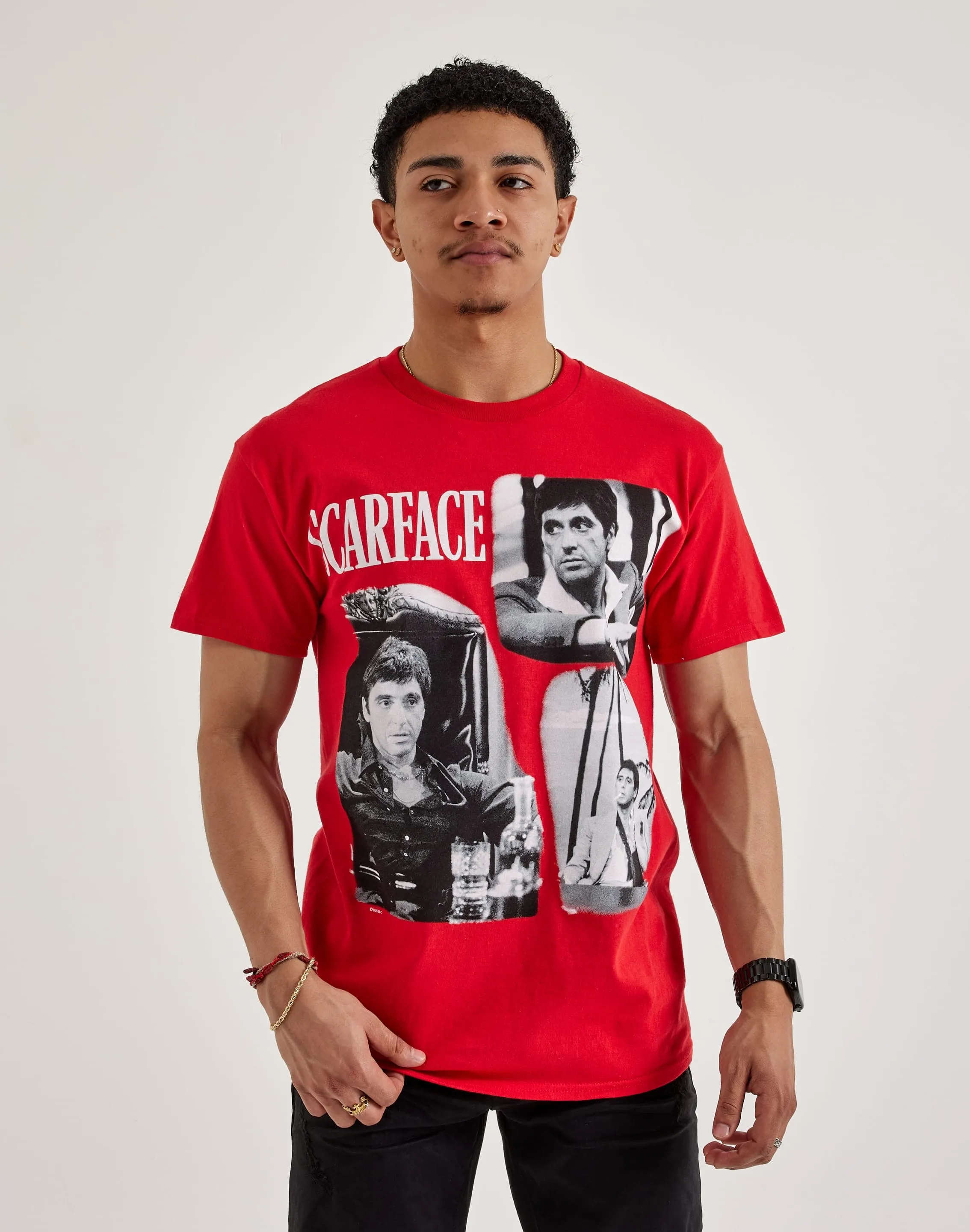 American Classics Scarface Collage Tee Cotton Glow