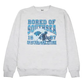 American Football Sweatshirt - Ash Grey No pockets