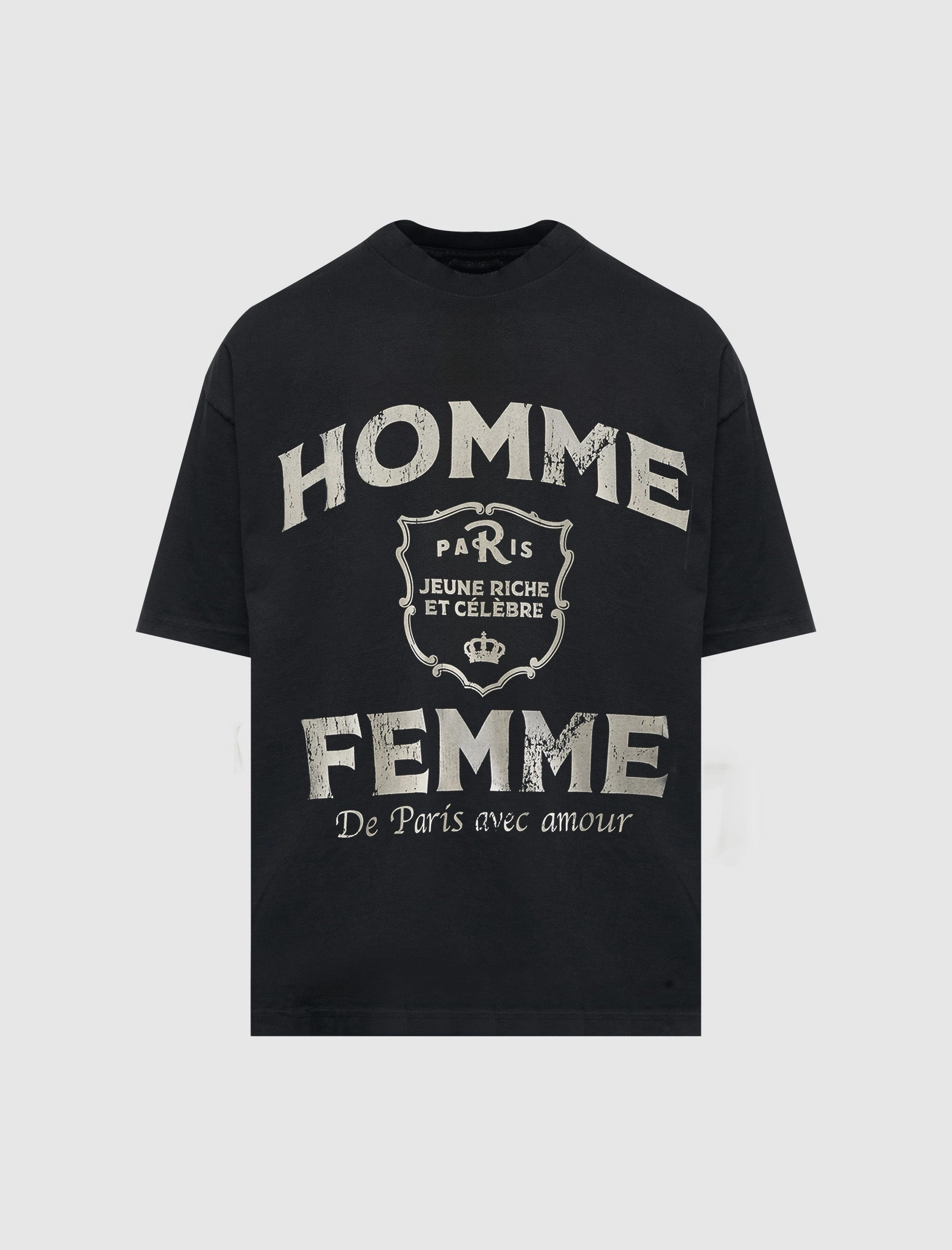 AMOUR CROPPED TEE High Density Knit