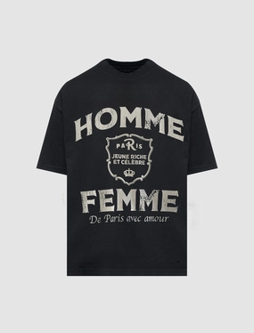 AMOUR CROPPED TEE High Density Knit