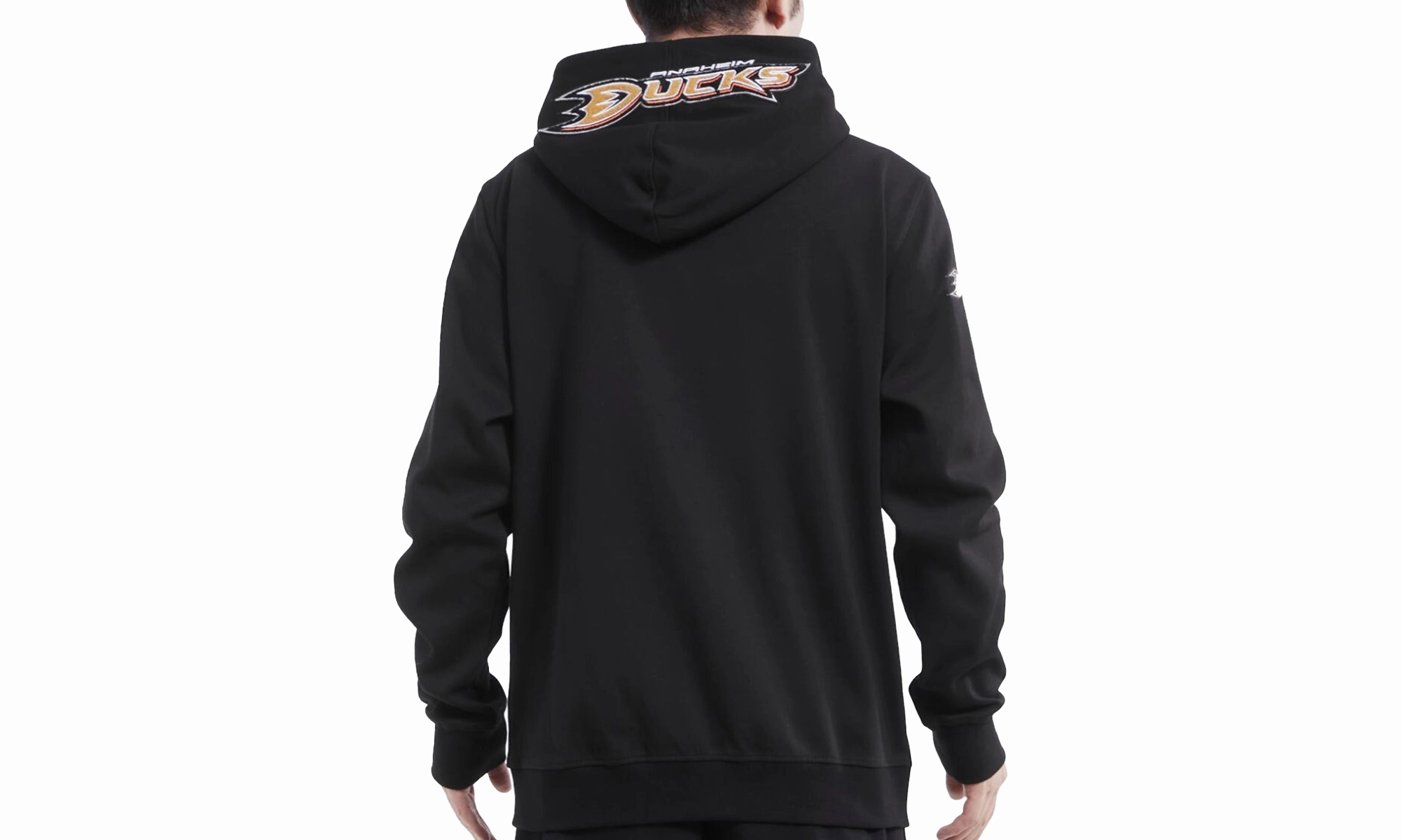 Anaheim Ducks Classic Chenille Zip-Up Hoodie "Black"