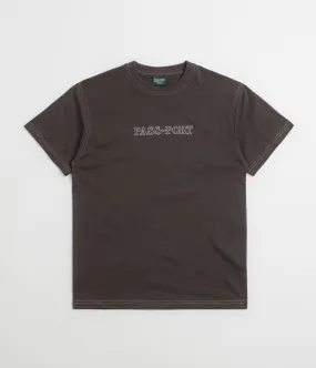 Pass Port Official Organic T-Shirt - Vintage Black hoodie silhouette wedding venue event