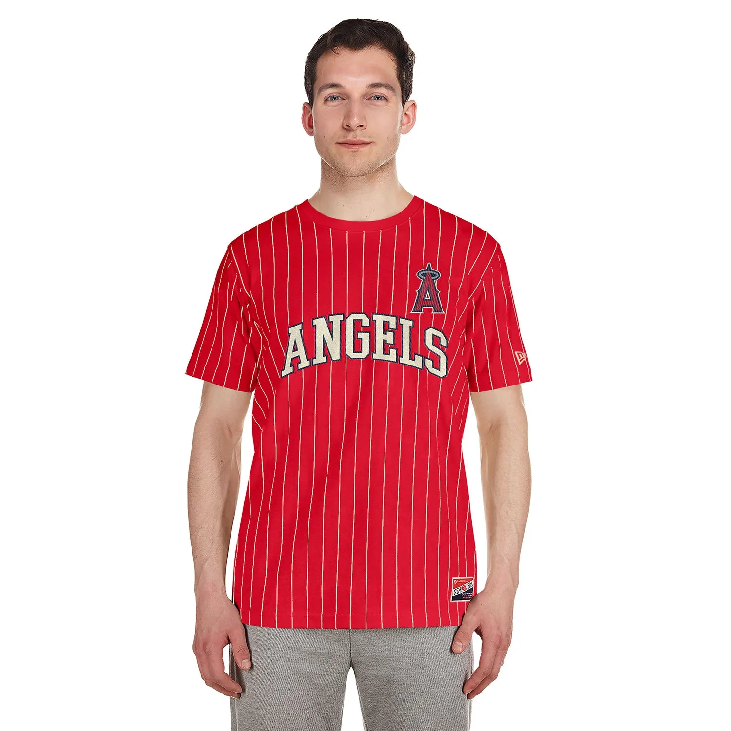 Angels Chrome Pinstripe Tee - Mens Still Soul ReinforcedHem