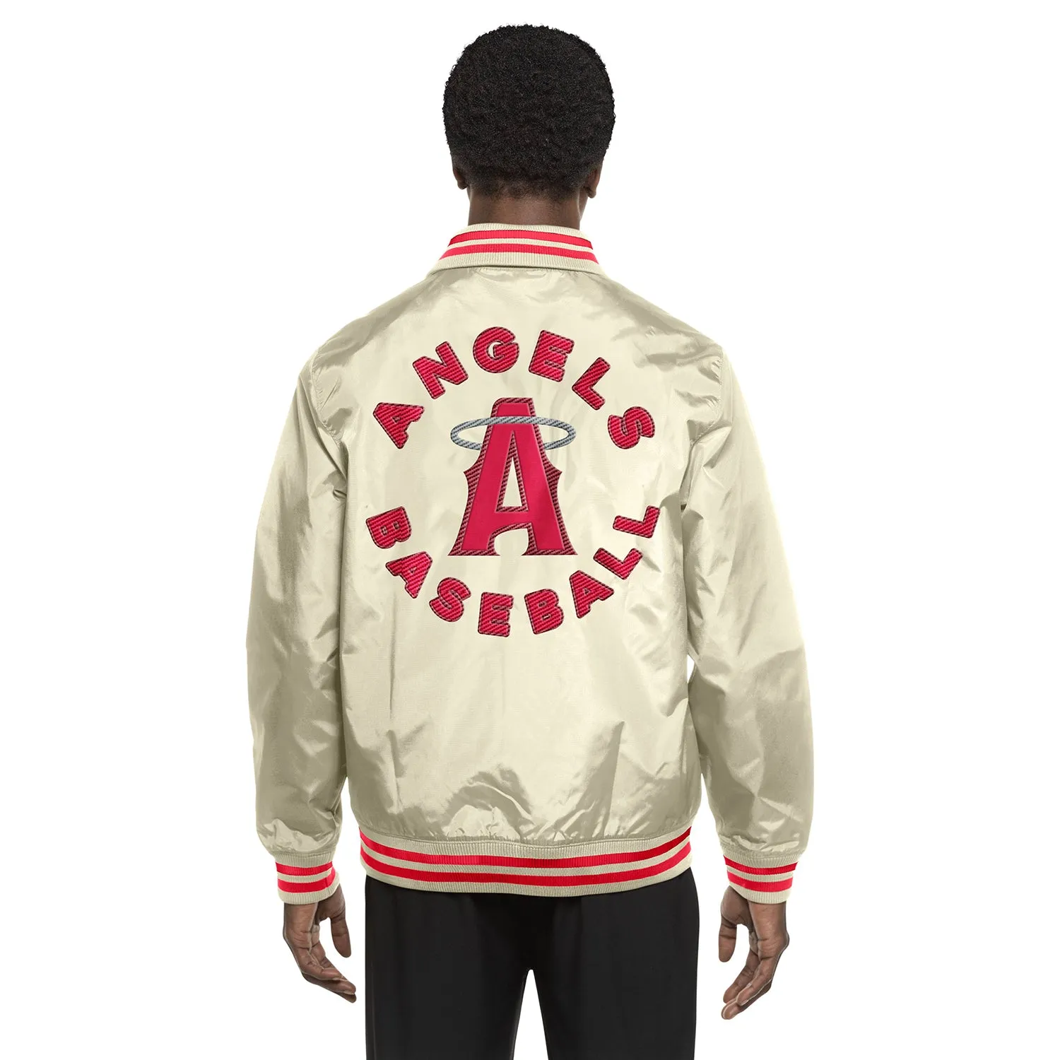 warm fleece Angels Snap Front Jacket - Mens