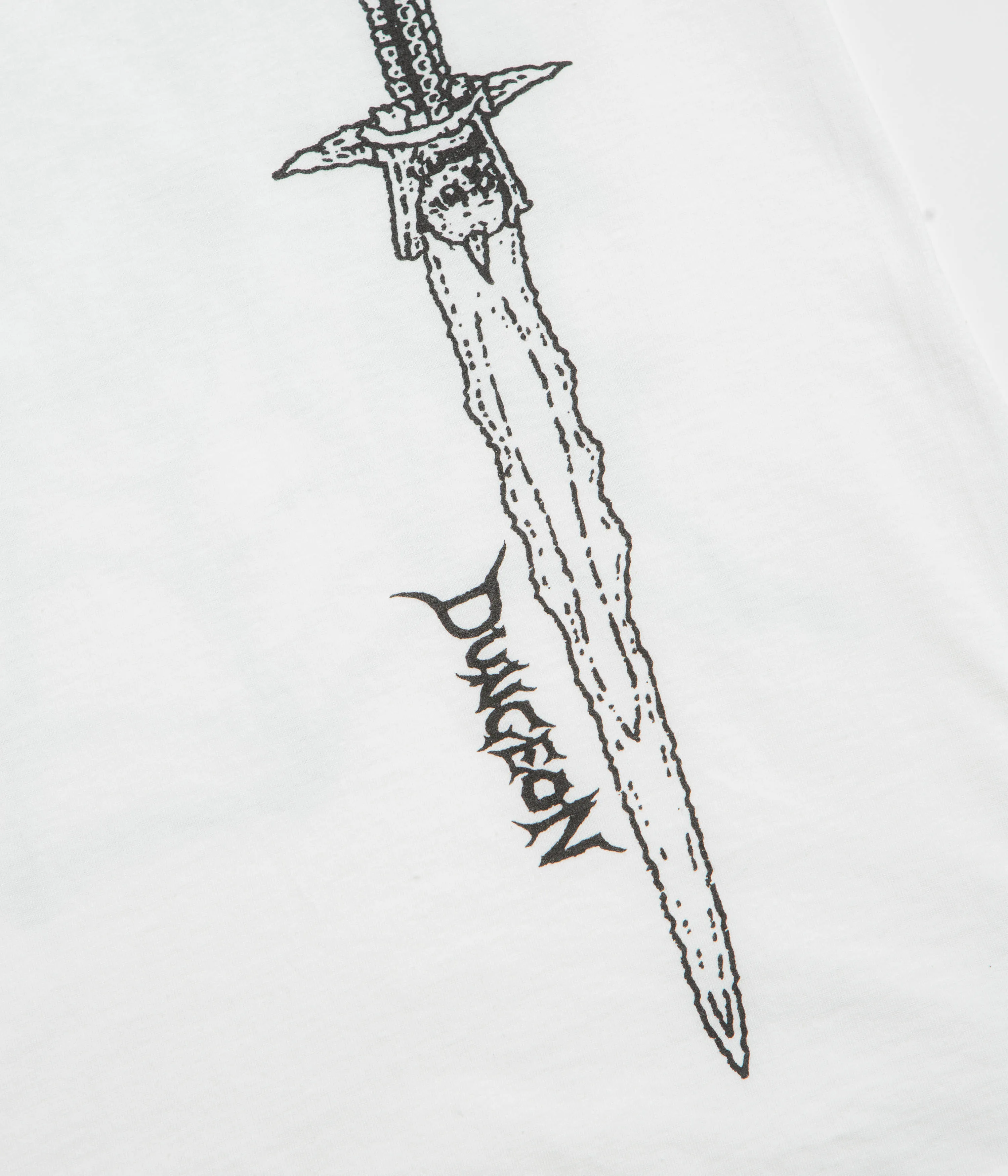 Dungeon Severed Survival T-Shirt - White Trendy Waist