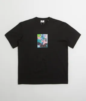 Poetic Collective 80s T-Shirt - Black Cropped