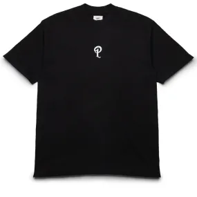 museum event short size Politics Center P Logo Tee - Black