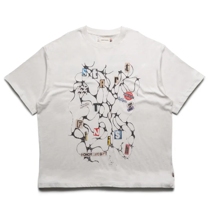 polka-dotted Honor The Gift Start To Finish Tee - Bone