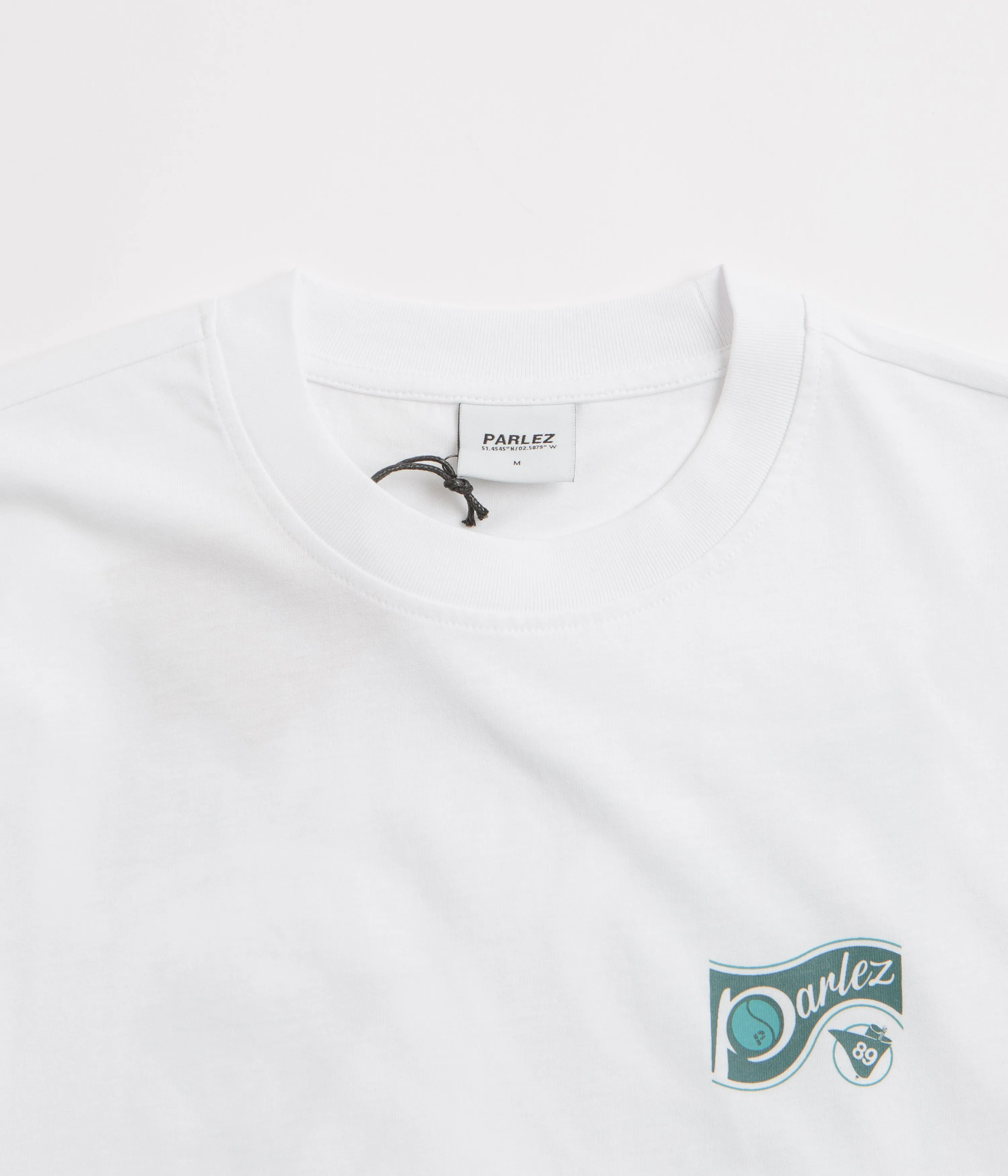Parlez Ludis T-Shirt - White garden venue