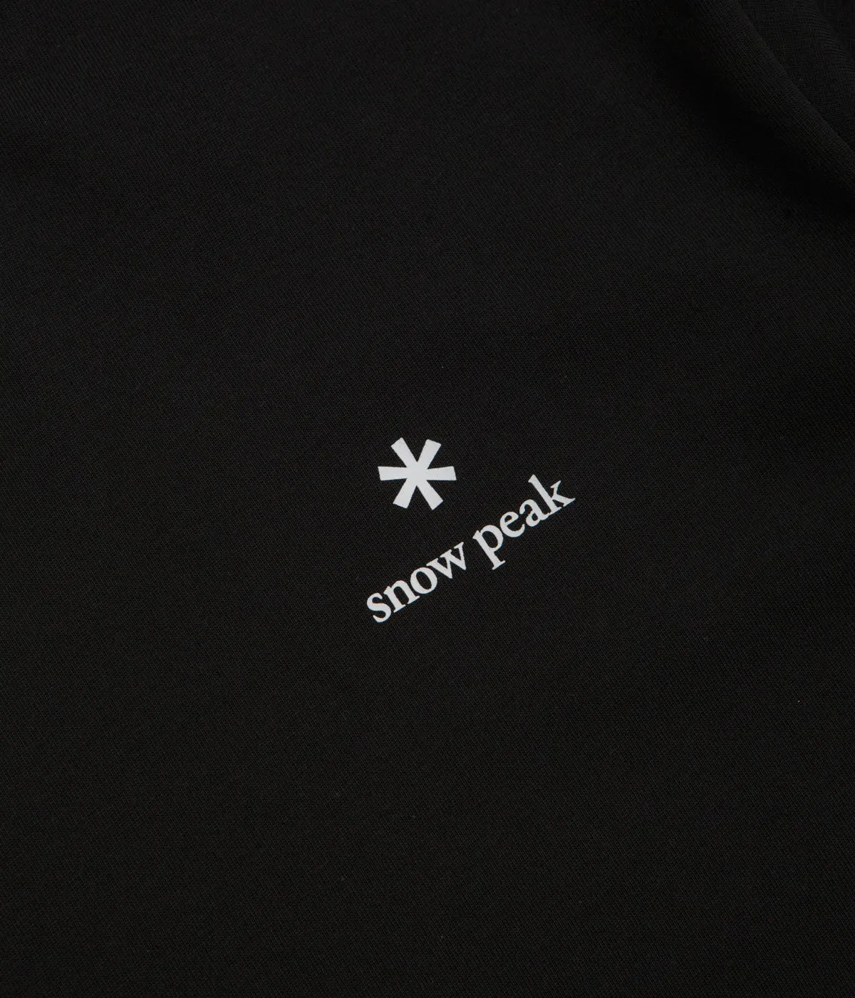 Snow Peak NSD Logo T-Shirt - Black daily life