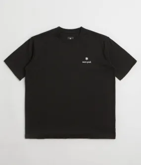 Snow Peak NSD Logo T-Shirt - Black Rural area