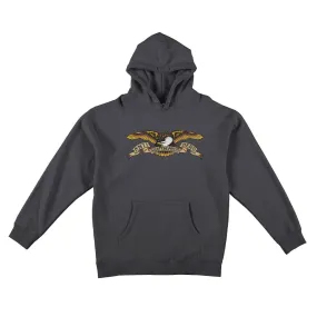 fleece material Hooded Design Anti Hero - Eagle Hoodie Charcoal
