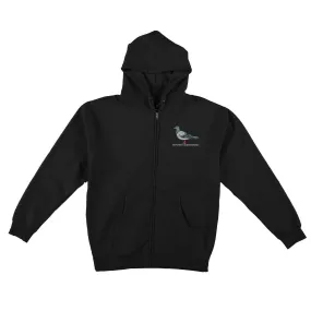 Anti Hero - Lil Pigeon Emb Zip Hoodie Black Dingo like