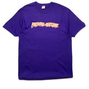 Fucking Awesome 2025 Stamp Logo Tee - Purple graduation diving venue