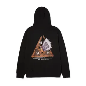 Elephant like HUF Texas Chainsaw TT Hoodie - Black