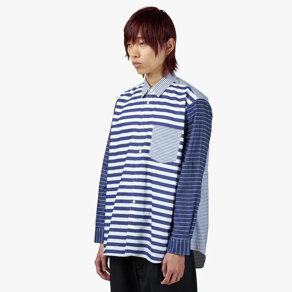 Lightweight Weave COMME des GAR?ONS SHIRT Yarn Dyed Stripe Poplin Shirt / Stripe 1