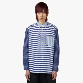 Workwear Essential COMME des GAR?ONS SHIRT Yarn Dyed Stripe Poplin Shirt / Stripe 1