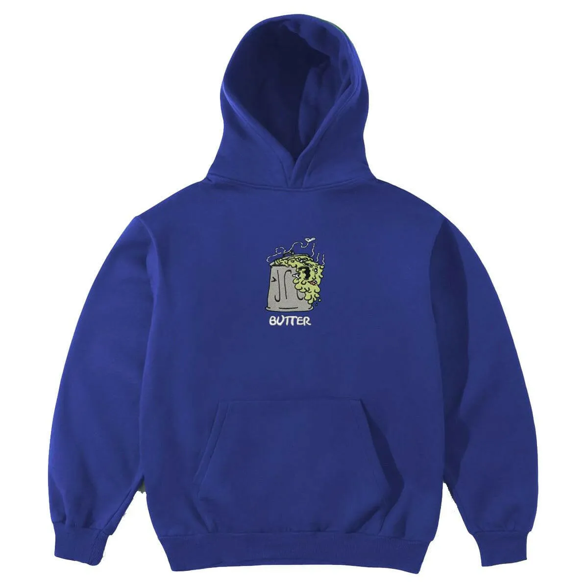 Butter Goods - Garbage Hoodie Royal Blue Quick Dry Fabric Classic Pullover Design