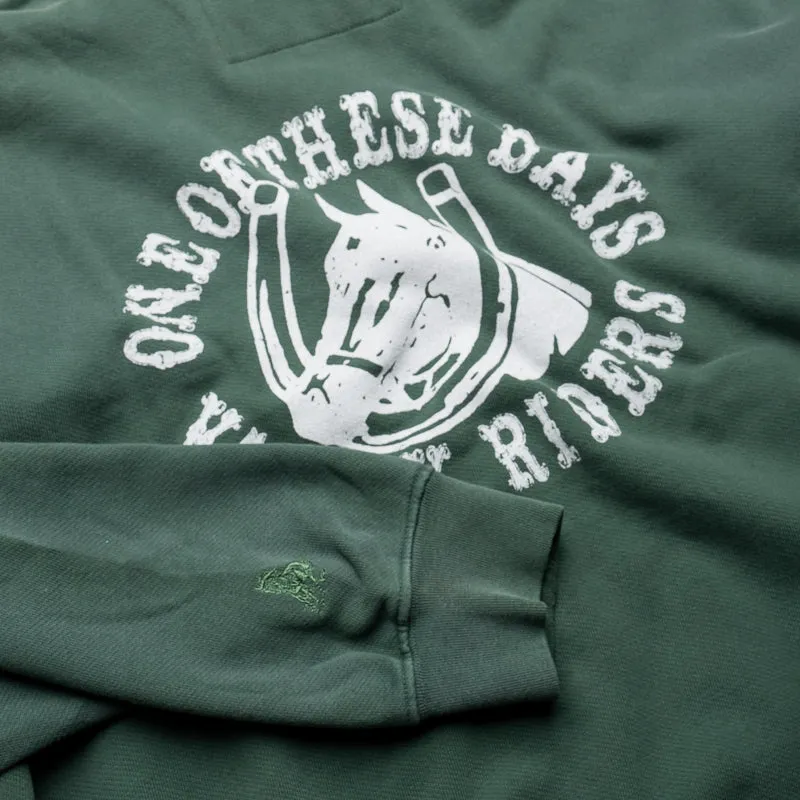 One Of These Days Valley Rider Zip Up - Forest Green Youthful Vibe