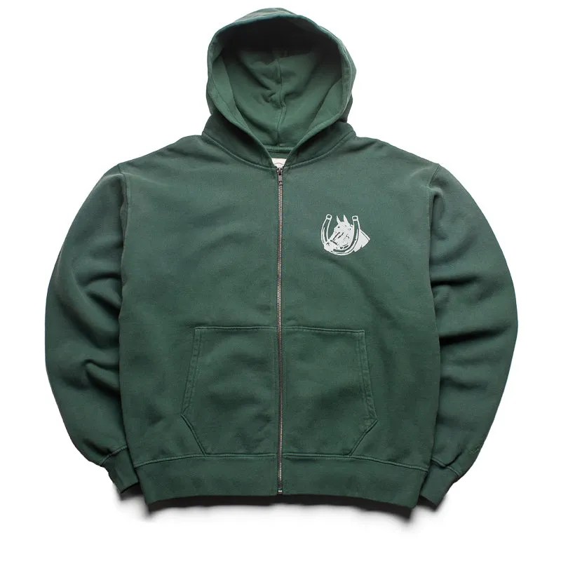 Workshop wear One Of These Days Valley Rider Zip Up - Forest Green