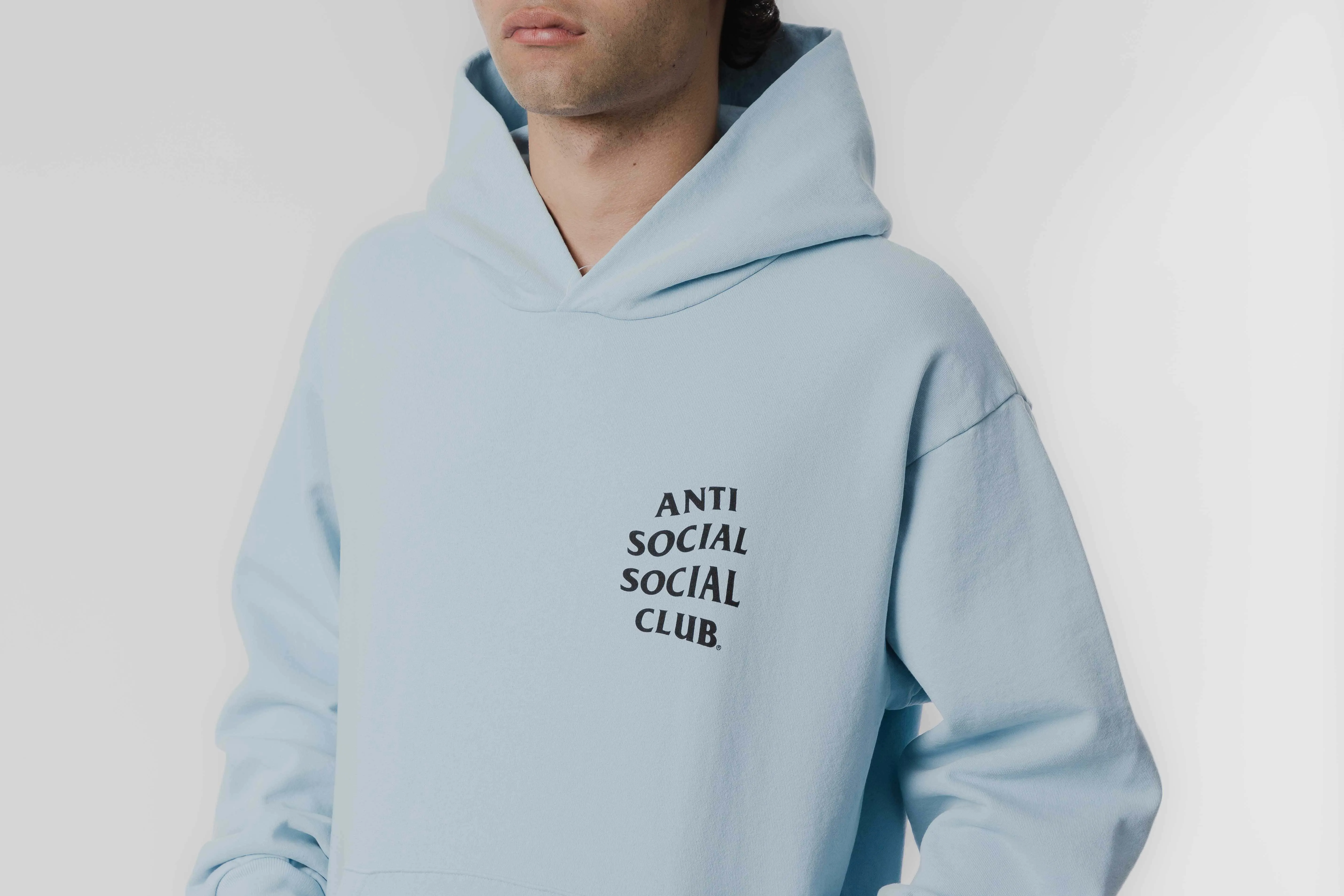 Anti Social Social Club Kkotch Hoodie 'Baby Blue' MultiDirectionalStretch