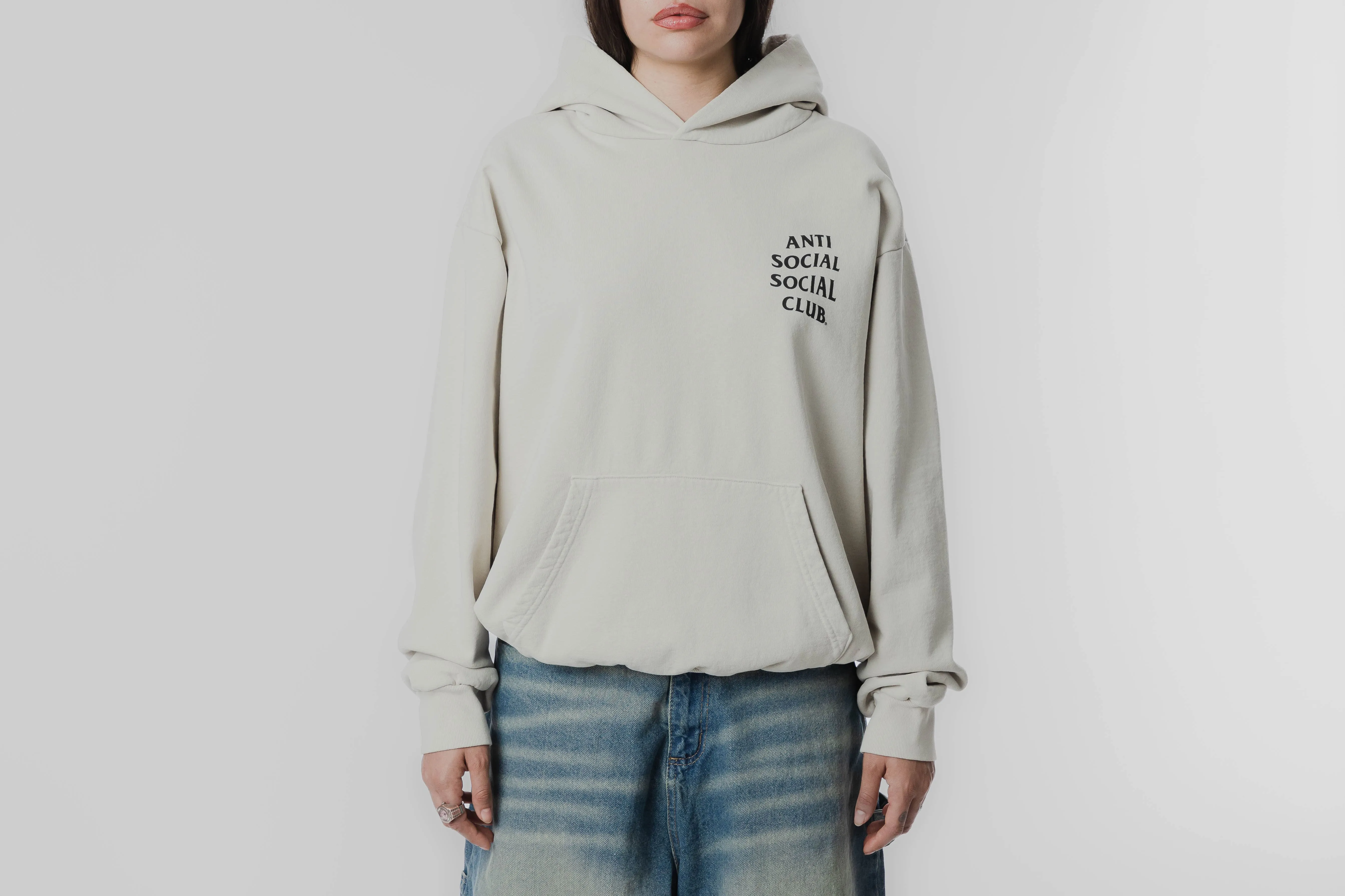 Anti Social Social Club Kkotch Hoodie 'Heather Grey' Cool Weather Wrinkle Free Texture