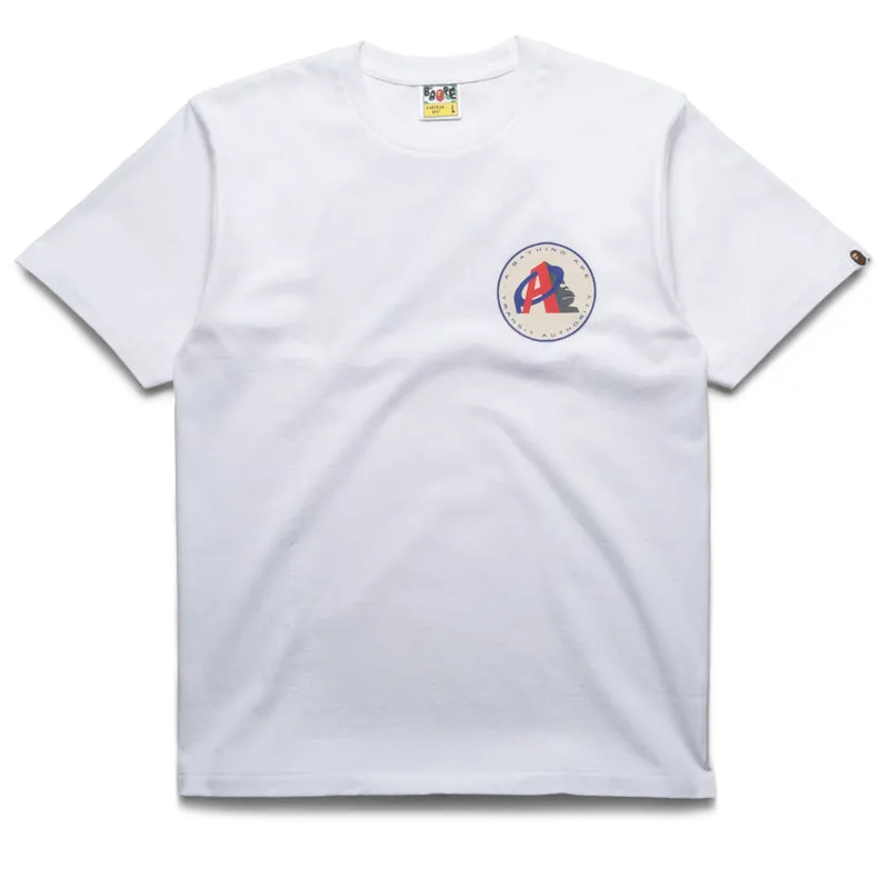 A Bathing Ape Ape Transit Authority Tee - White Windy day skating venue
