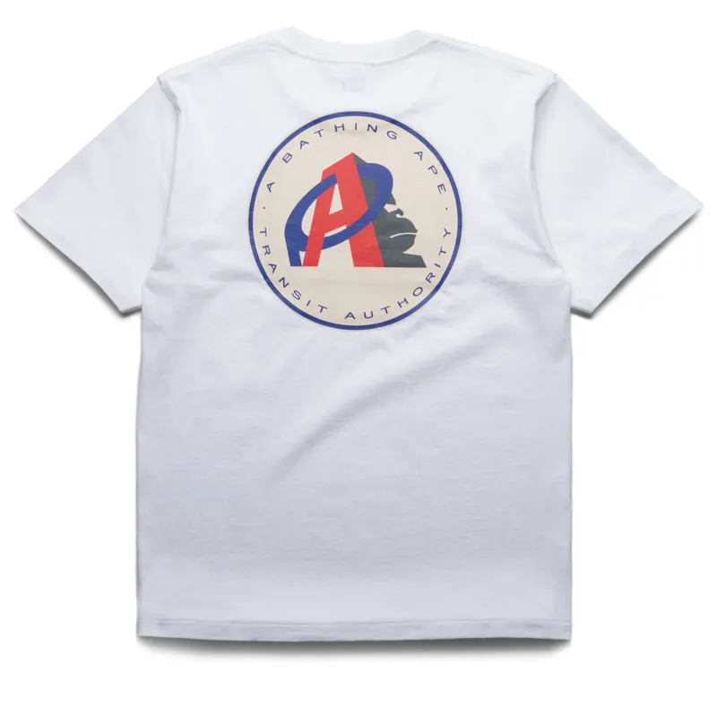 Luxury martial arts A Bathing Ape Ape Transit Authority Tee - White