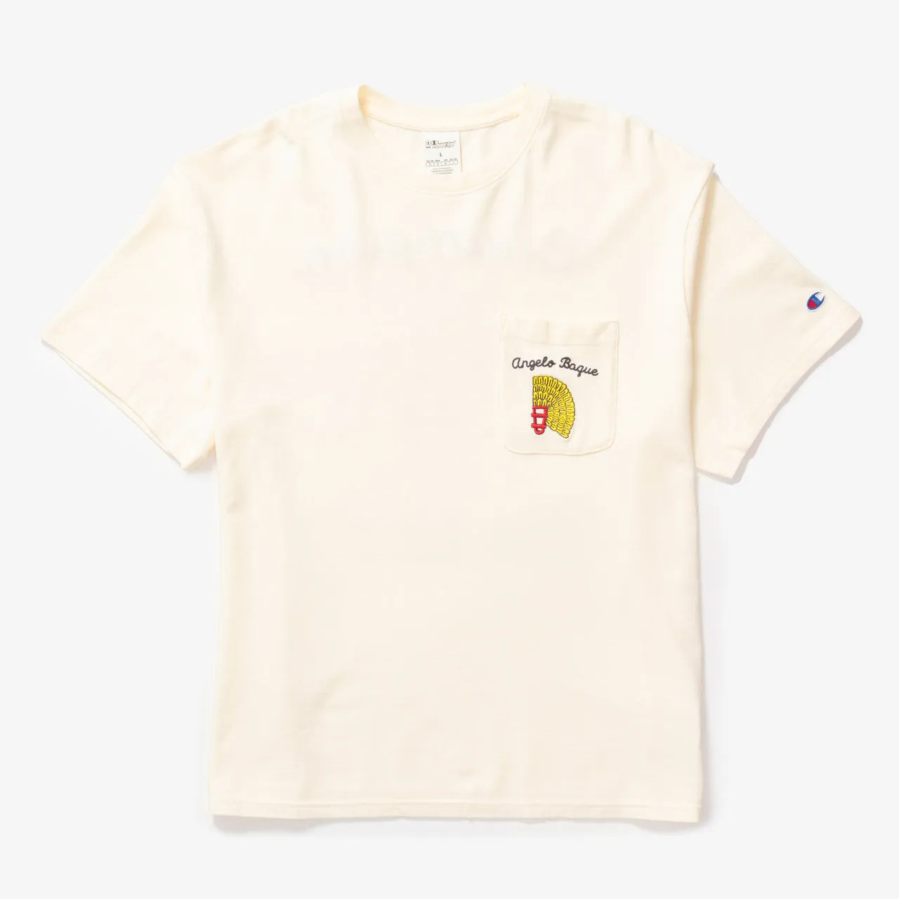 Vintage Dye SS Pocket Tee x Angelo Baque arcade venue