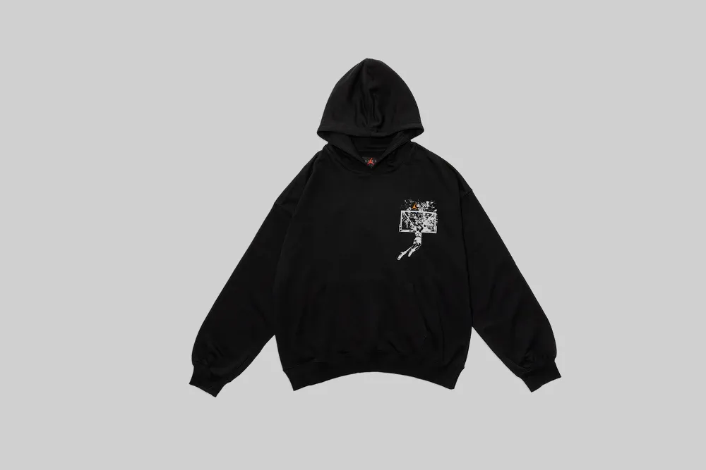 Stretch Woven Material Jordan Brooklyn Shattered Backboard Hoodie