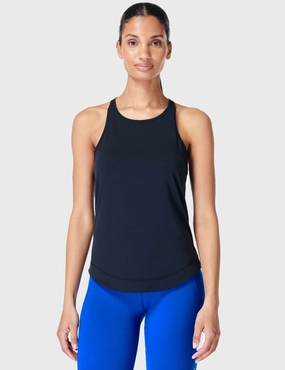 Flex Fit Armholes Flexible Sole Breathe Easy Run Vest - Black