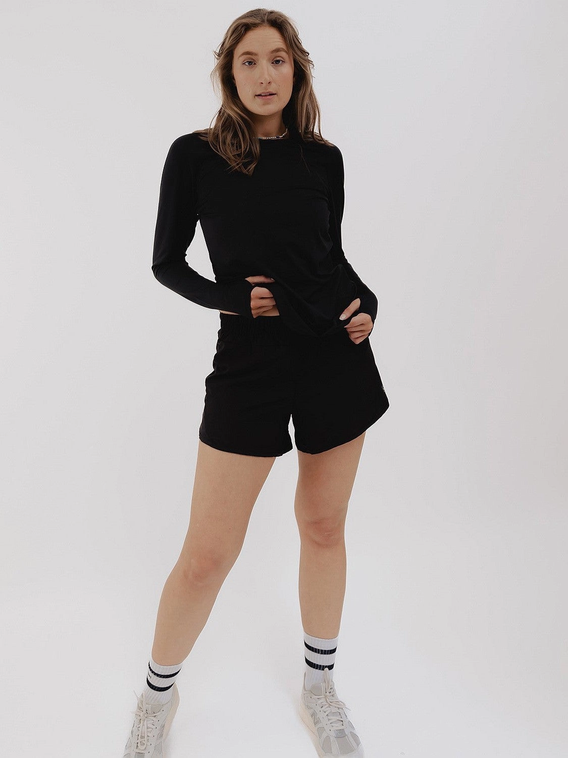 Taylor Run Short In Black Odor-resistant Linen shorts