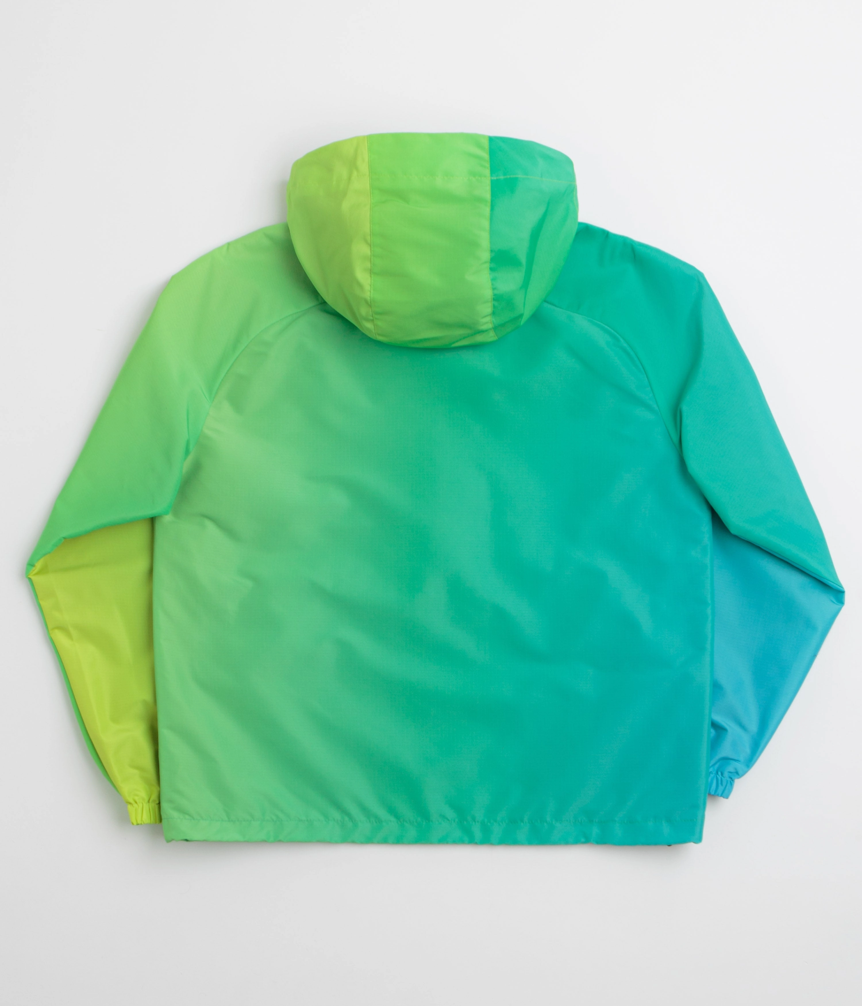 Dime Gradient Windbreaker Jacket - Green Lip-gloss