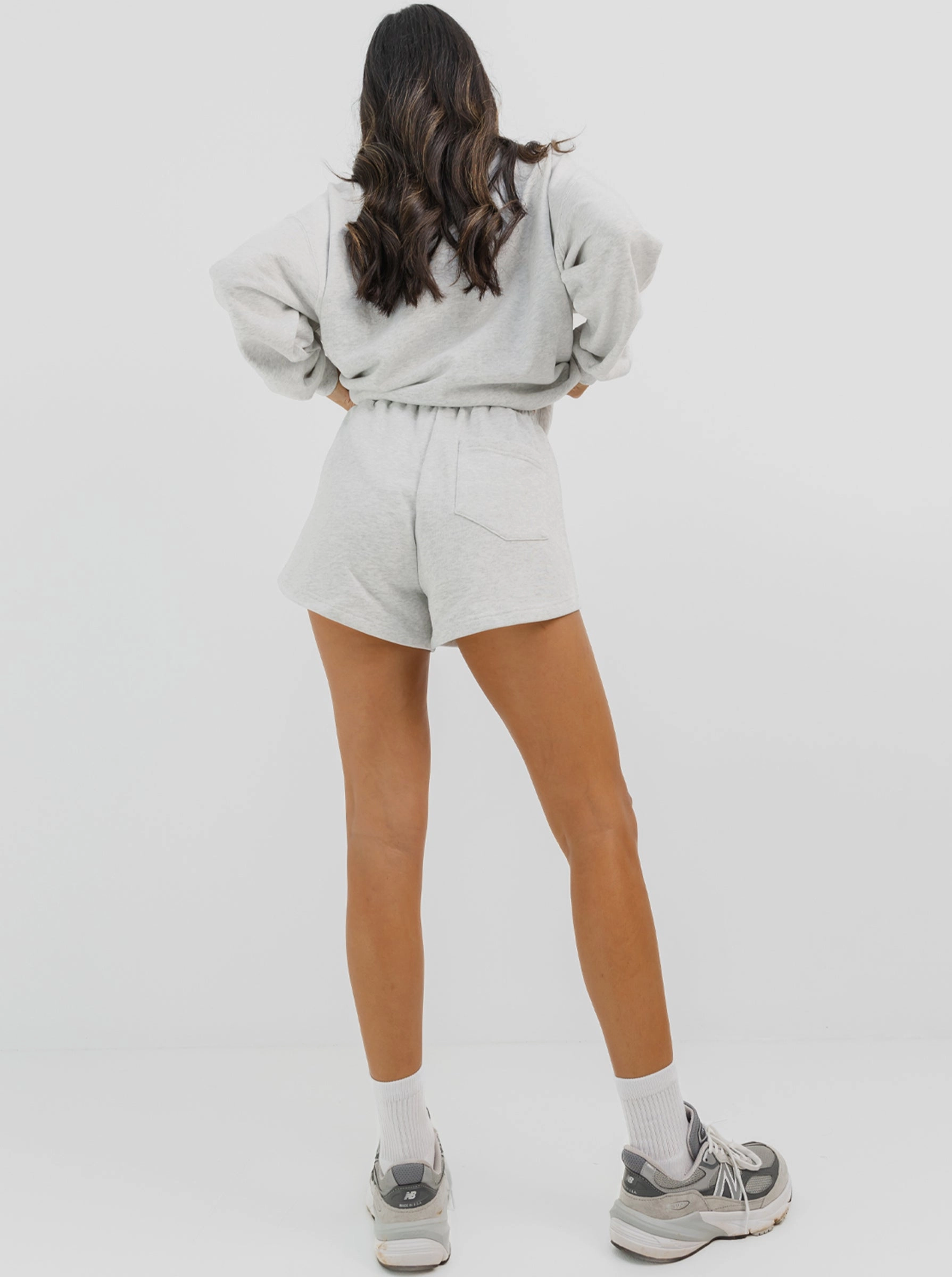 Subtle Charm Summer Short in Snow Marle