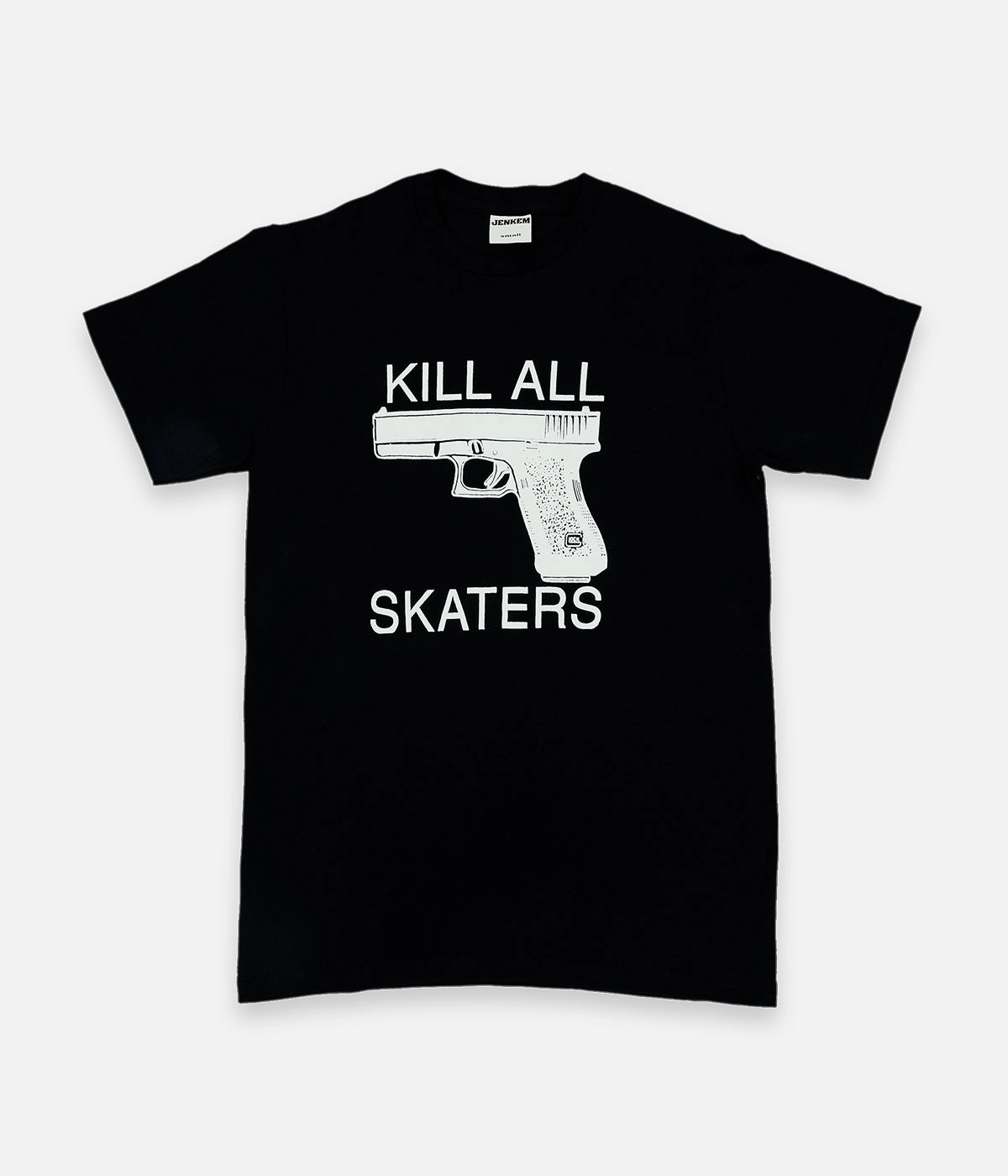 Jenkem Kill All Skaters T-Shirt Minimalist Aesthetic