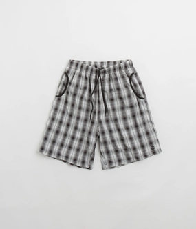 Sexhippies Seersucker Plaid Shorts - Black / White Temperature Regulating Tech