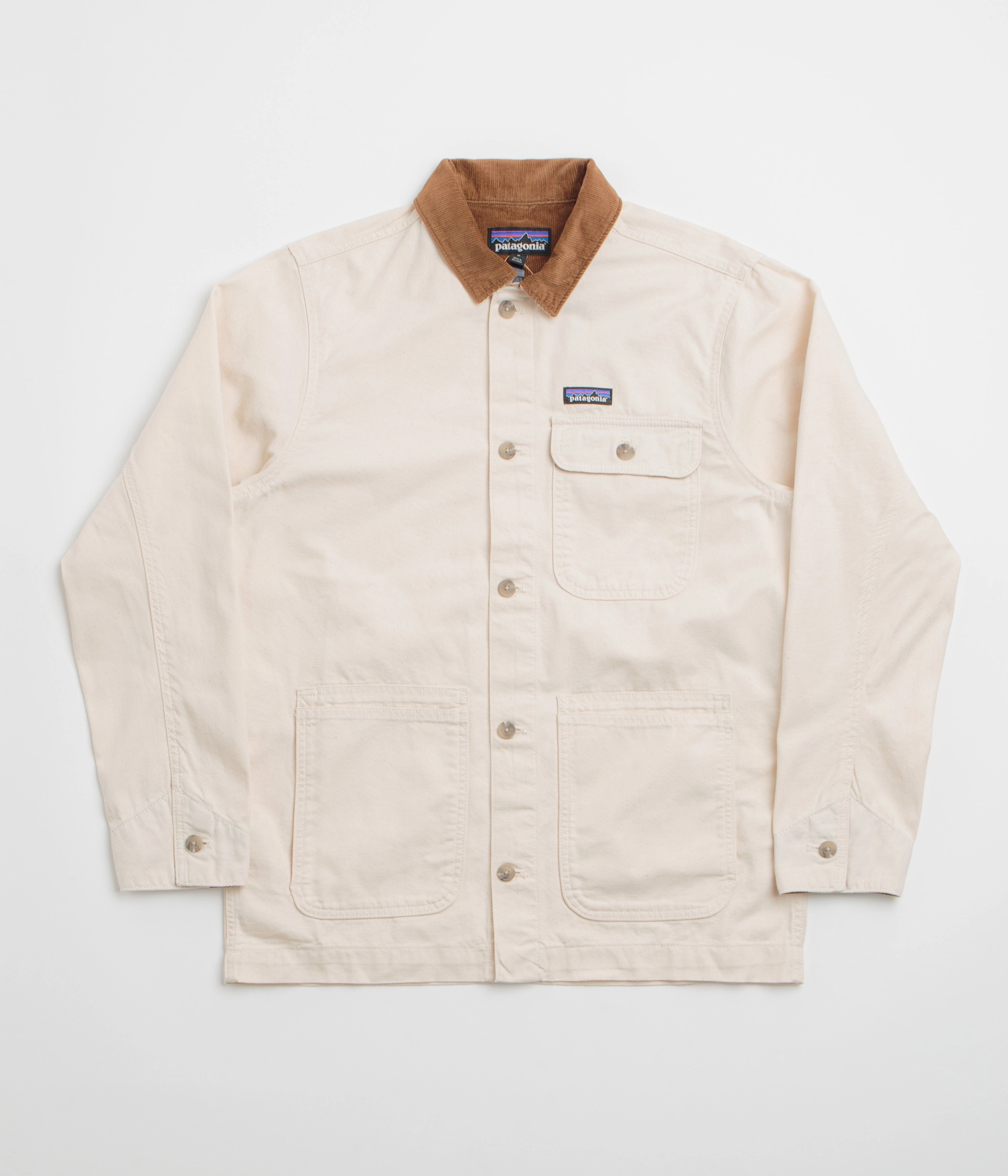 suitable for stage shows Quilted Stitching Patagonia Point Reyes Canvas Jacket - Undyed Natural
