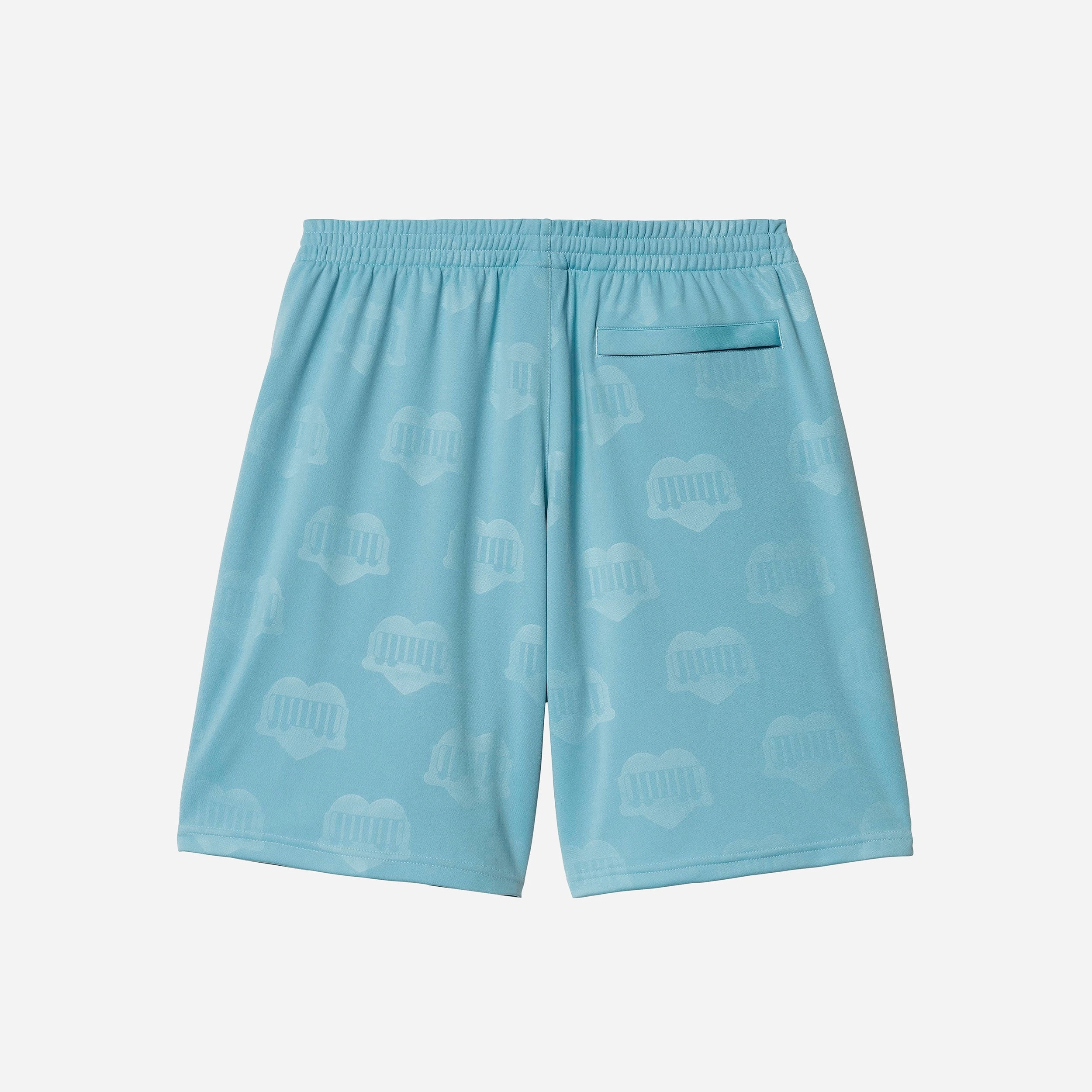 Football Short Non Restrictive Movement Microfiber Blend Fabric