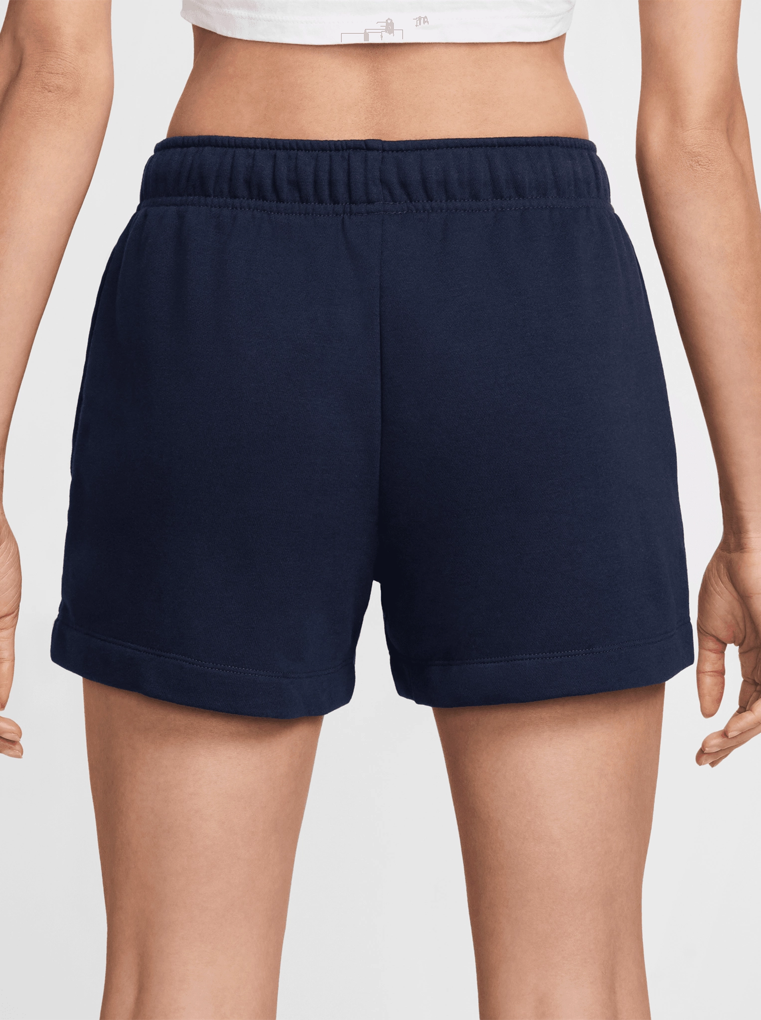 Quick Dry Fabric Sportswear Club Fleece Mid-Rise Shorts
