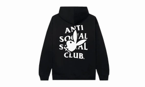 Anti Social Social Club - Playboy Bunny Logo Hoodie "Black"