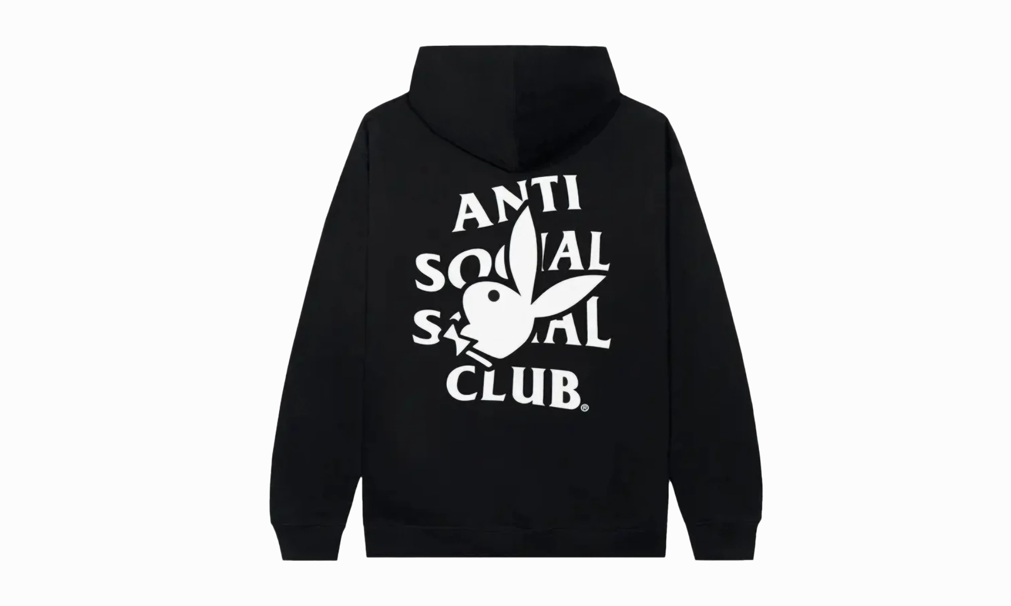 Anti Social Social Club - Playboy Bunny Logo Hoodie "Black"