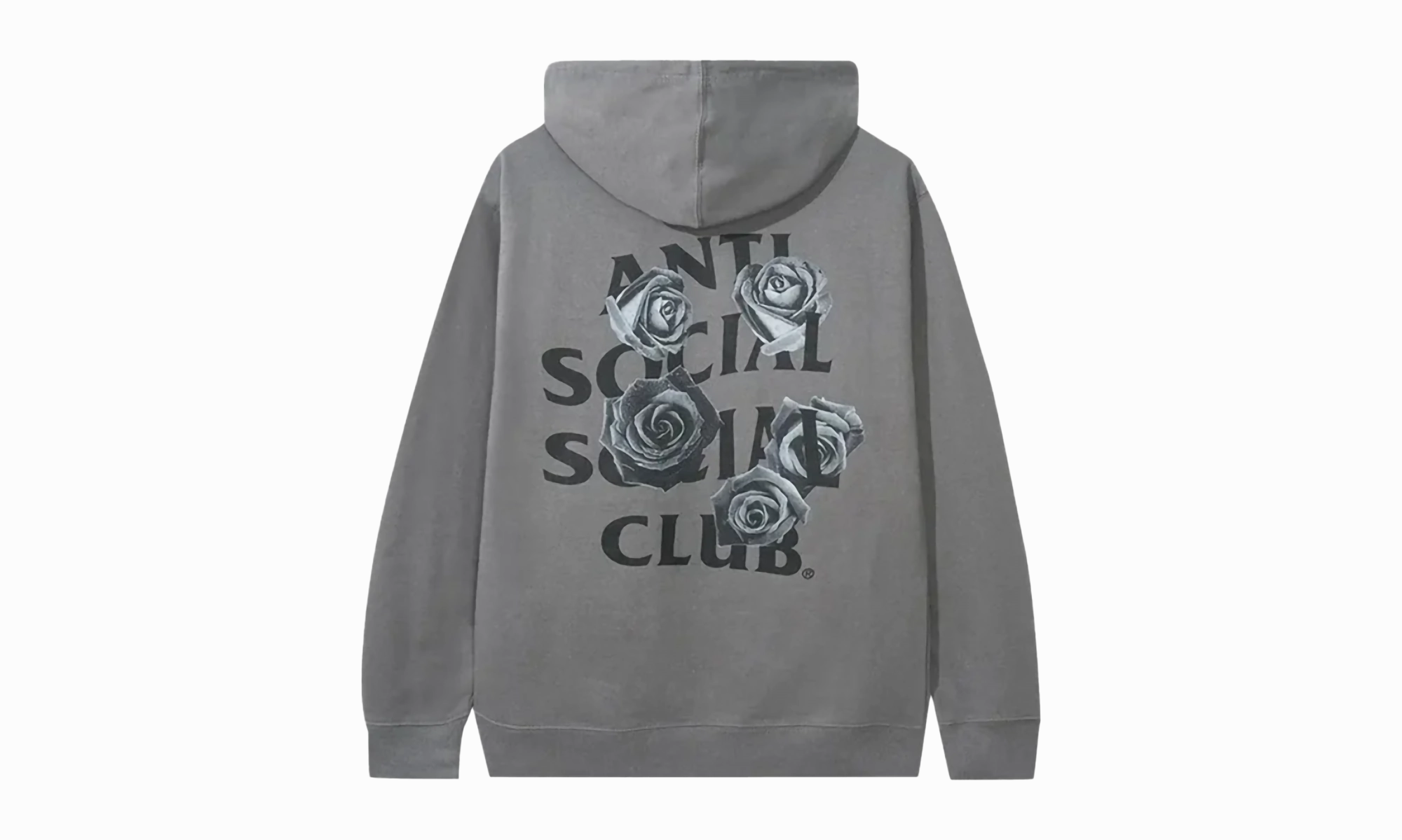 Anti Social Social Club Bat Emoji Hoodie "Grey"