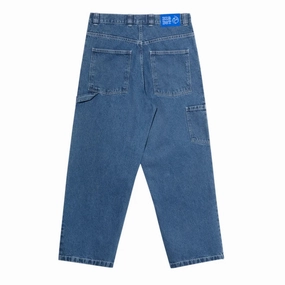 Style Combo Polar Skate Co Big Boy Work Pants - Blue Wash