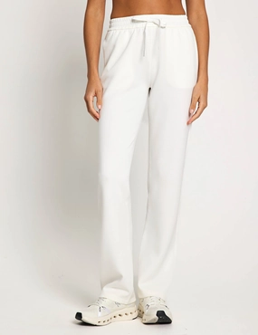 Odor ResistantFabric Sweat Resistant Inner Lining Aimie Relaxed Fit Jogger - Off White
