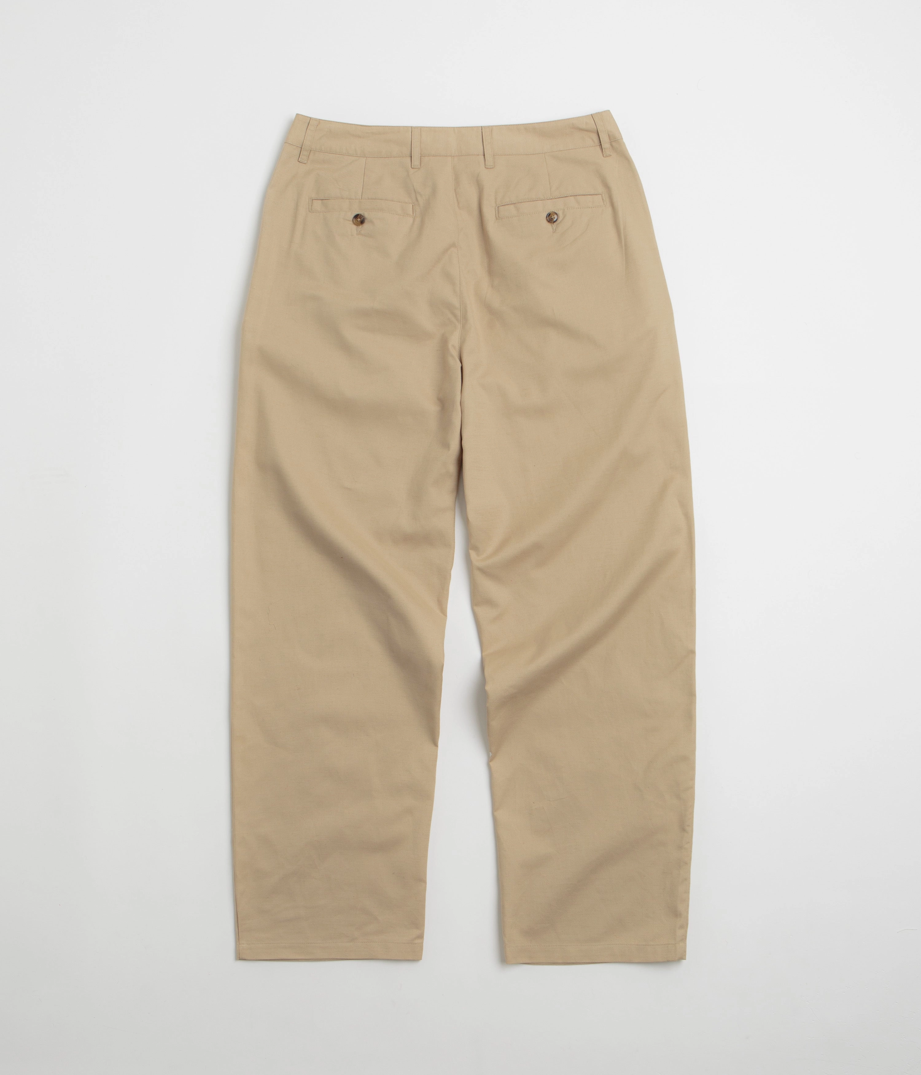 Pop Trading Company Hewitt Suit Pants - White Pepper Zipper Closure Air Circulation