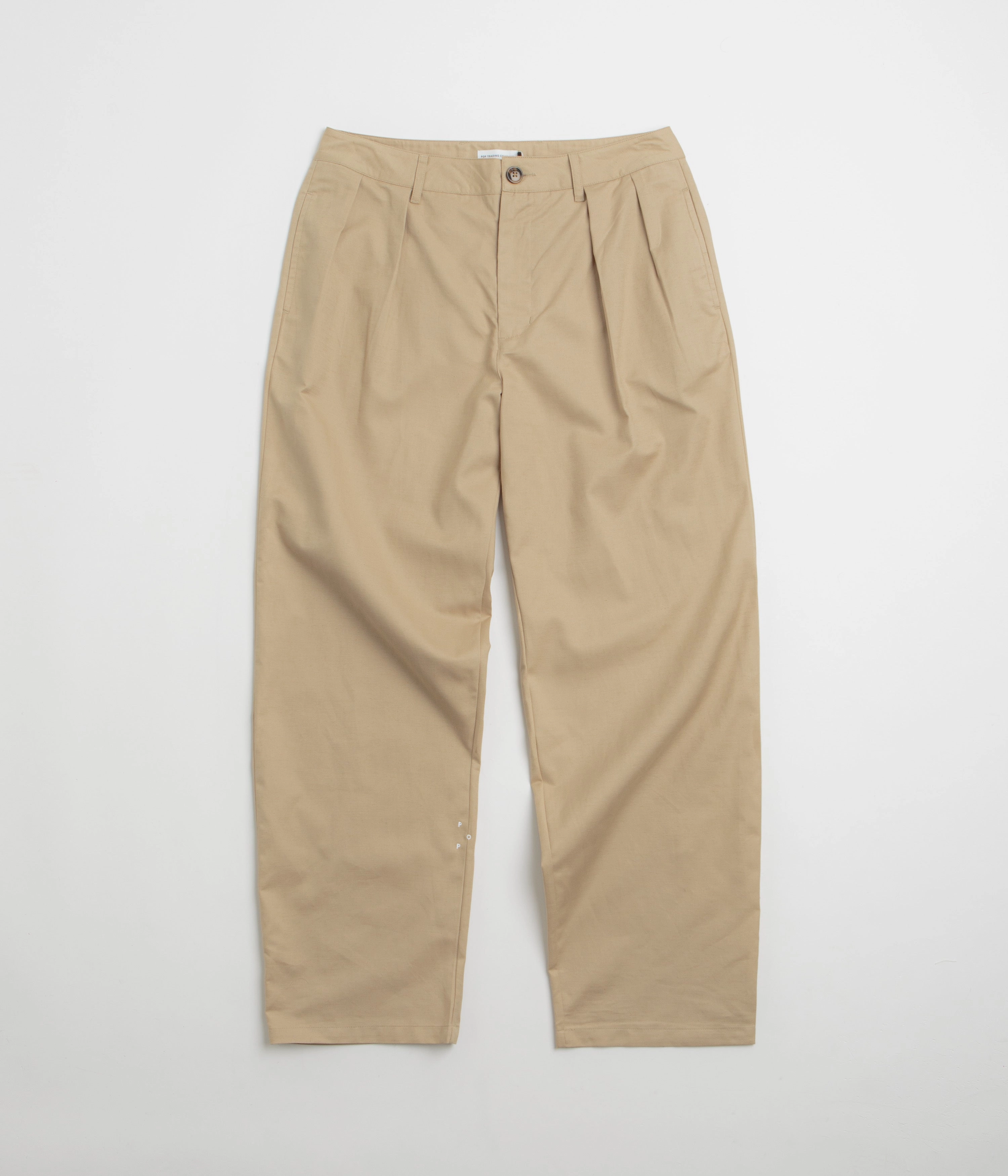 Pop Trading Company Hewitt Suit Pants - White Pepper ReinforcedBeltLoops