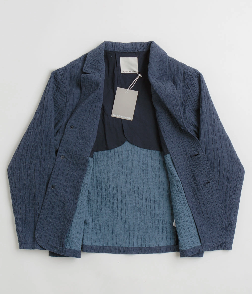 YMC Scuttlers Jacket - Blue suitable for weekend getaways