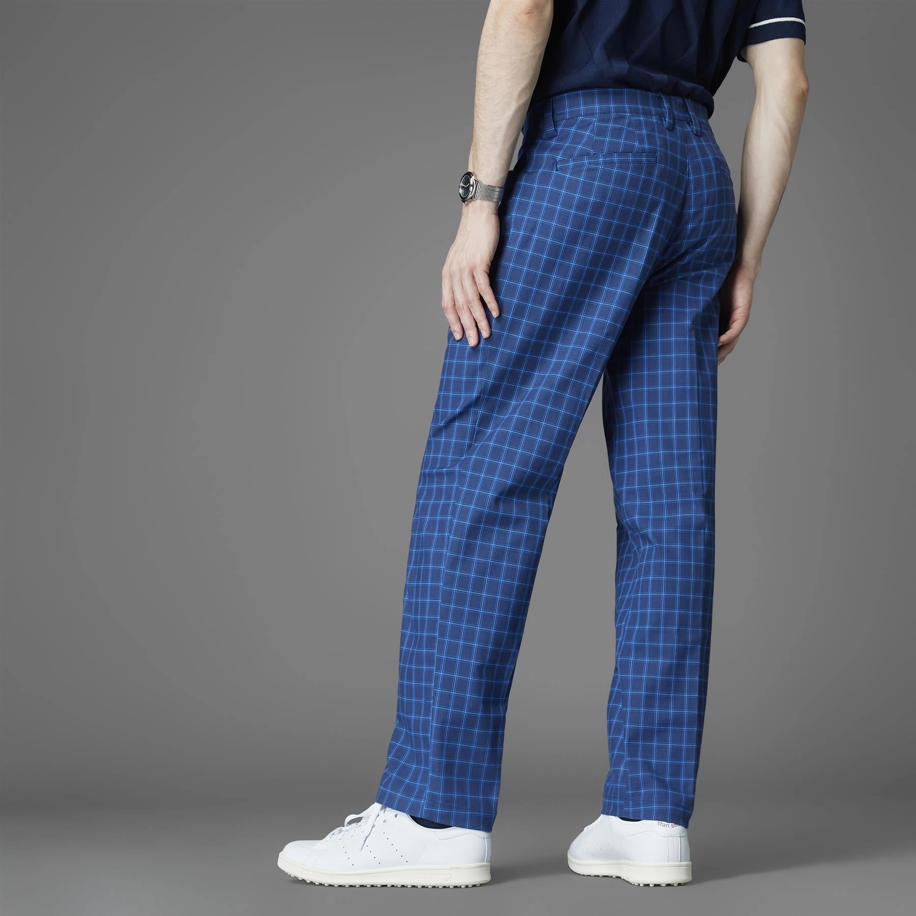 Archive Plaid Trousers Night Indigo/Royal Blue Outdoor Use
