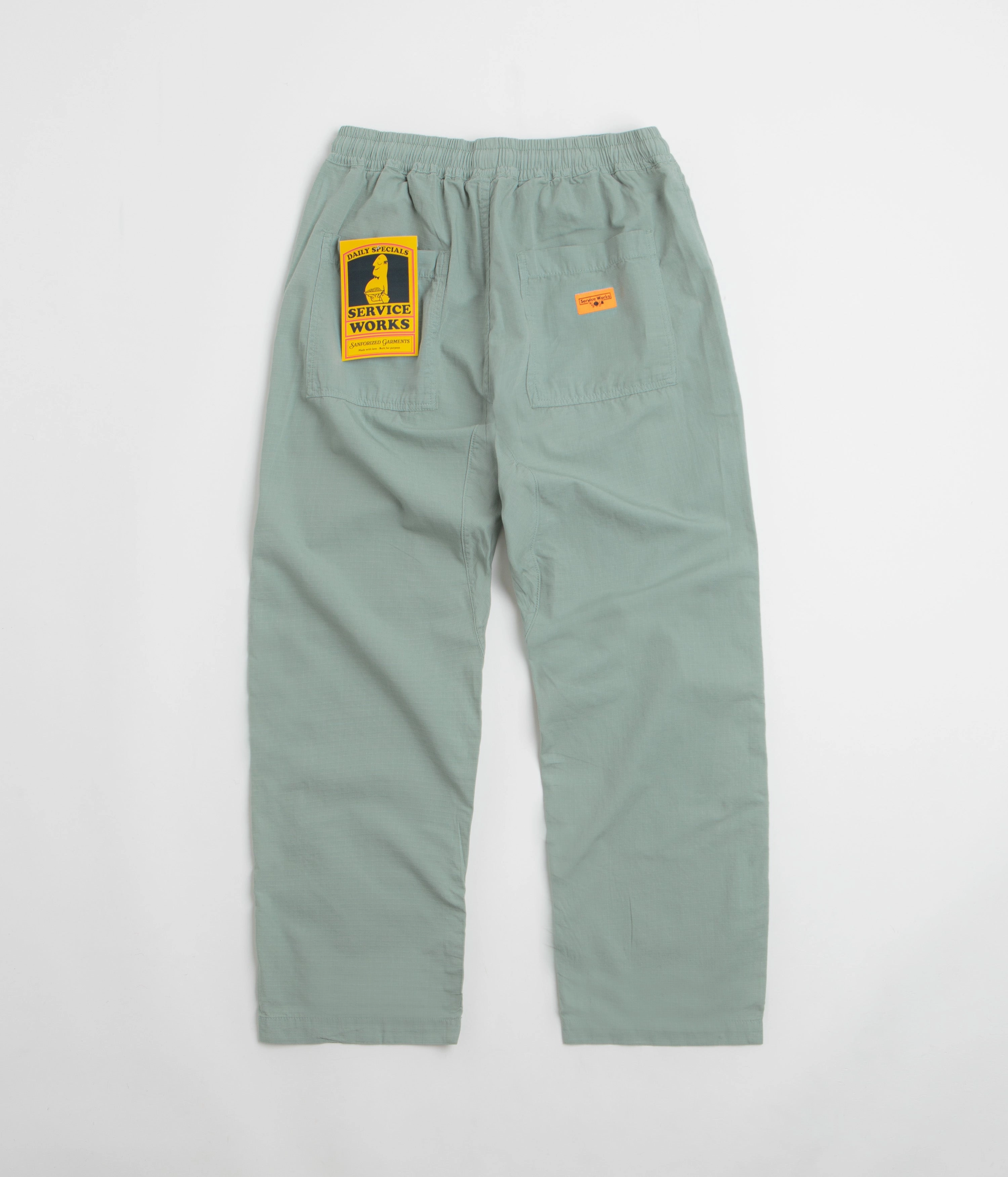 Quick Fit Yoga Ready Service Works Ripstop Chef Pants - Sage